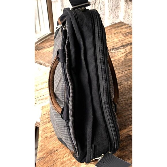 Vintage Eddie Bauer Messenger Bag | Mercari Vintage Eddie Bauer  Messenger Bag Brown Plaid Leather Laptop Shoulder Travel